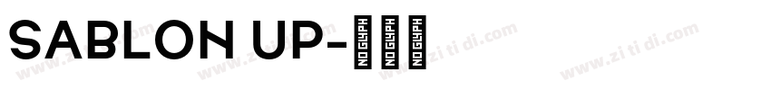 Sablon Up字体转换